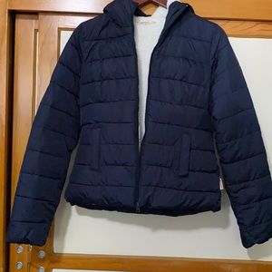 Hollister jacket with zipper and hoodie SzM
